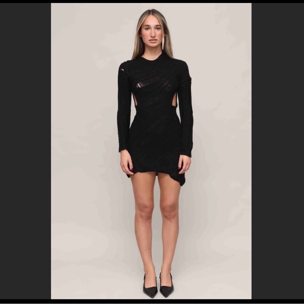 Harley Ladder Knit Mini Dress | Mixology Brooklyn Karma | Size Small